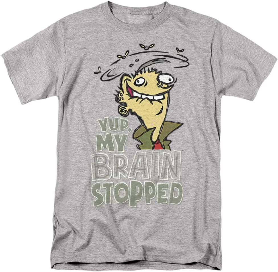 Ed EDD N Eddy Brain Dead Ed Unisex Adult T Shirt for Men and Women