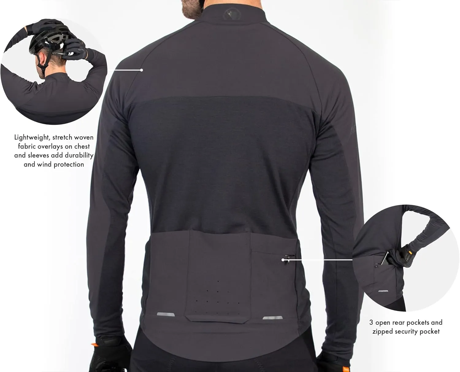 Endura Men's GV500 Long Sleeve Gravel Jersey