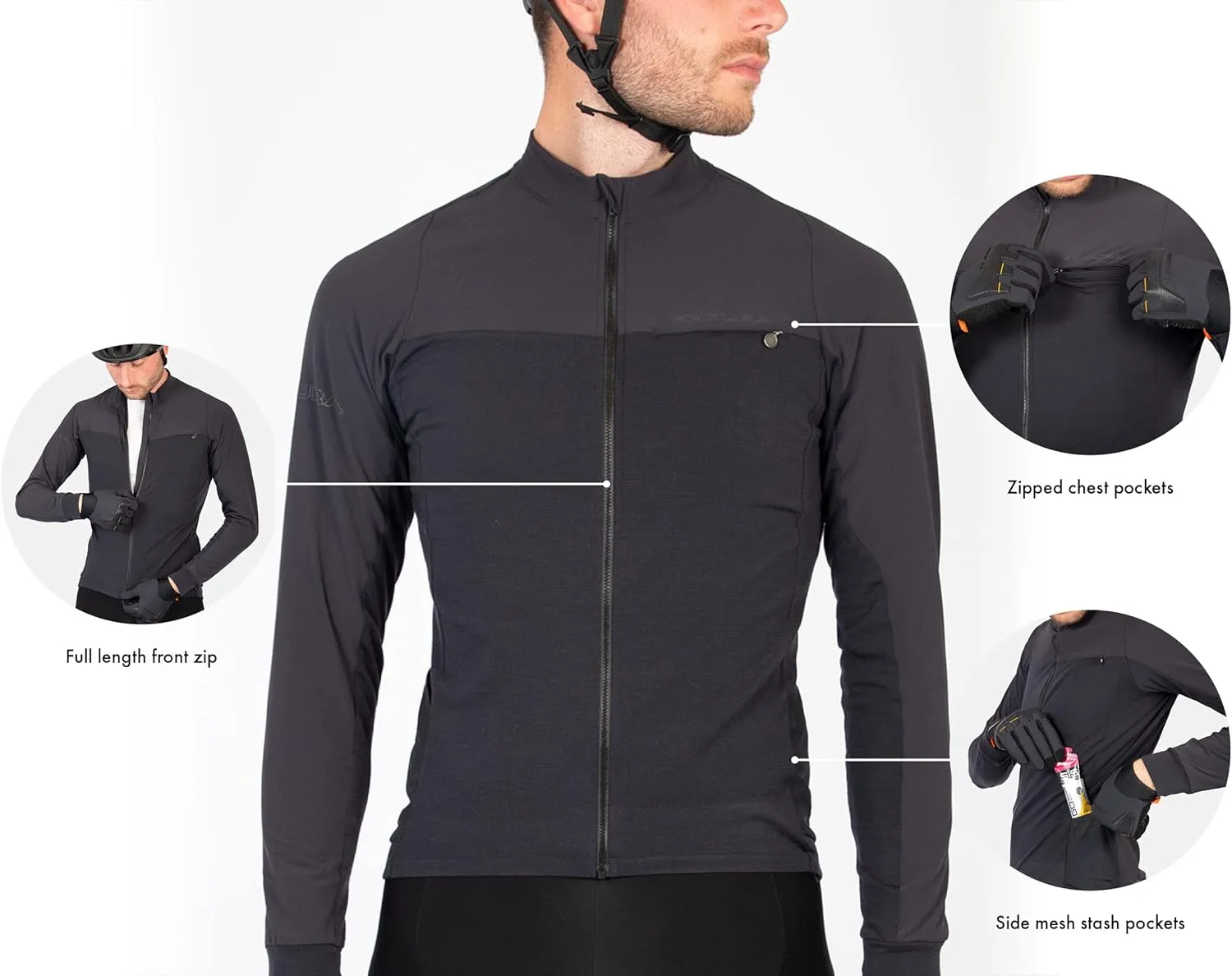 Endura Men's GV500 Long Sleeve Gravel Jersey