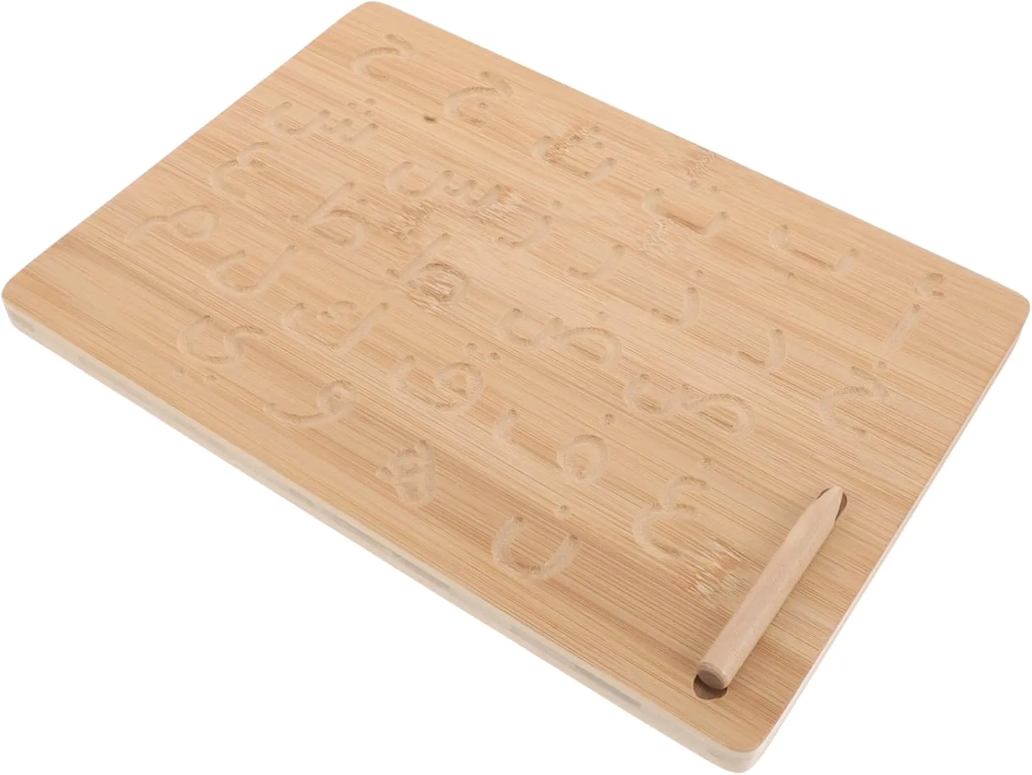 ERINGOGO Early Education Braille Writing Board Light up Tracing Center Learn to Write Alphabet Letters Board White Board Letters Counting Khaki