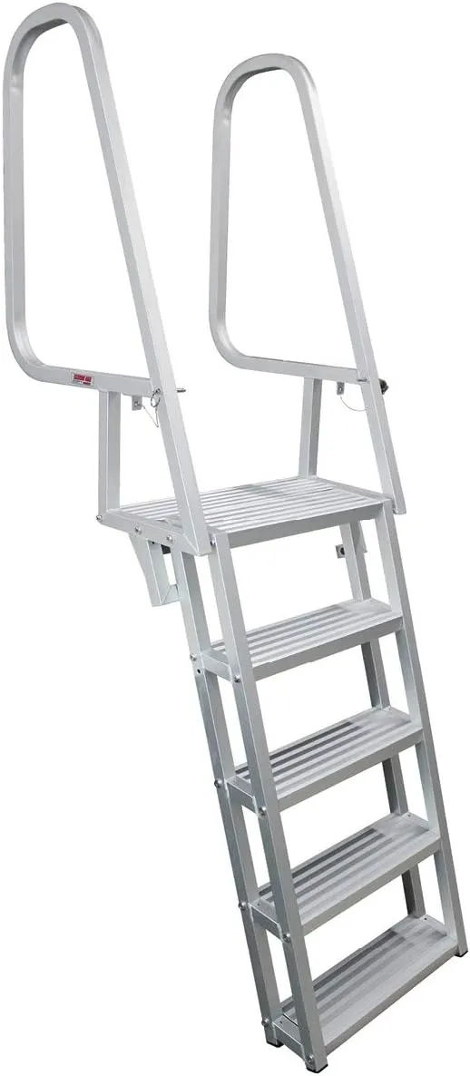 Extreme Max 3005.4119 Deluxe Flip-Up Dock Ladder - 5-Step