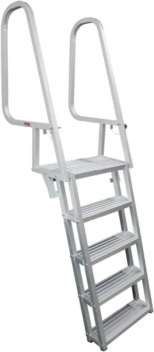 Extreme Max 3005.4119 Deluxe Flip-Up Dock Ladder - 5-Step