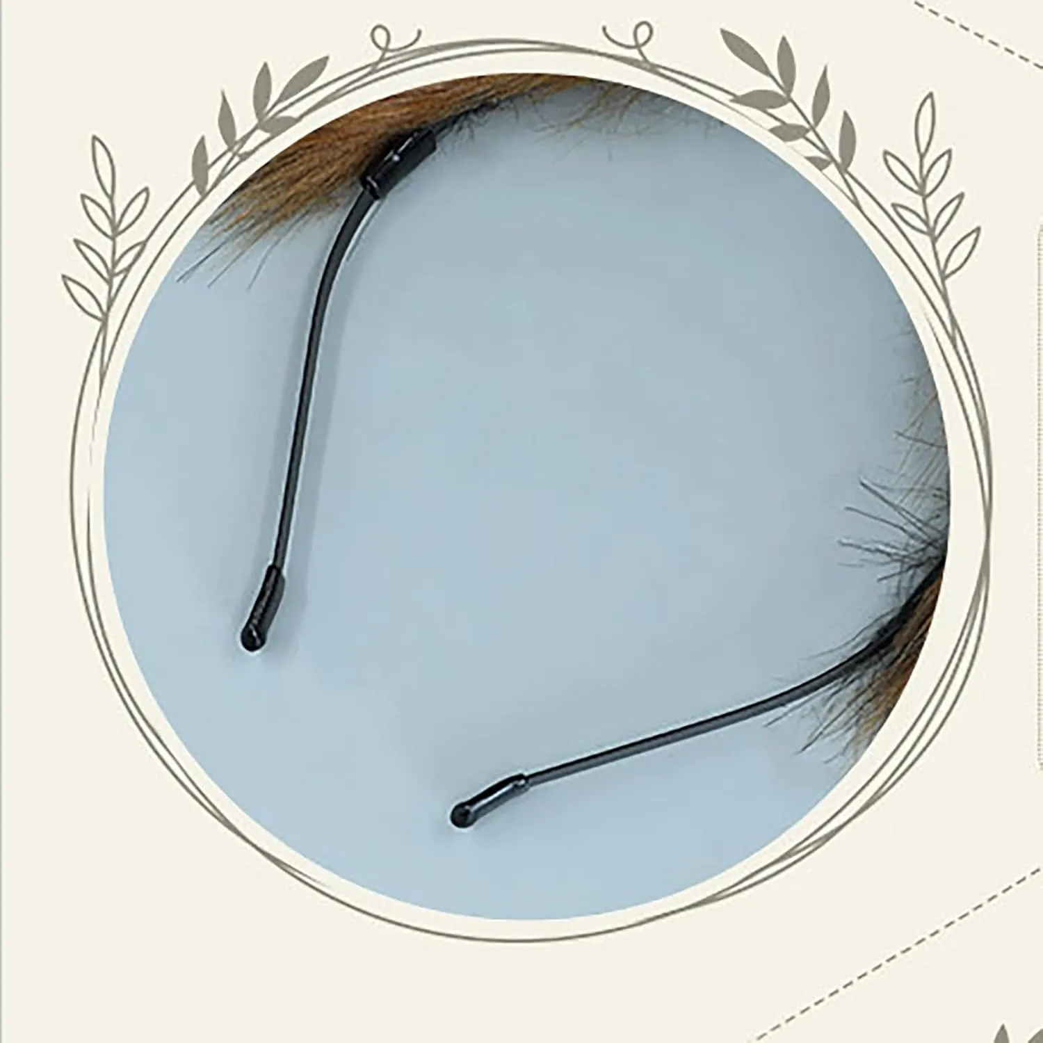 Faylay Man/Women Furry Handmade Wolf/Fox Ear Headband Cosplay Hair Anubis Jackal Simulated Fox Ear Headband Accessories