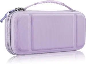 Fintie Carrying Case for Nintendo Switch OLED Model 2021/Switch 2017, [Shockproof] Hard Shell Protective Cover Travel Bag with 10 Game Card Slots & Inner Pocket