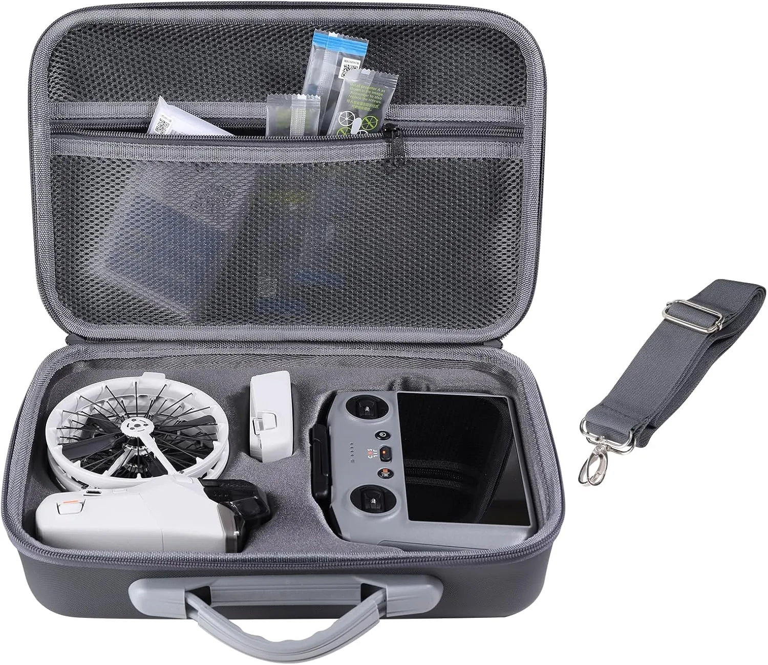 Flip Storage Bag - Lightweight Protective Case for DJI Flip Drone, Batteries, and Accessories - Precision Fit, Durable Design, Perfect for Travel, Hiking, and Home Storage