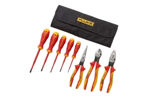 Fluke Insulated 5 Screwdriver   3 Plier Tools Starter Kit, 1000V (IKST7)
