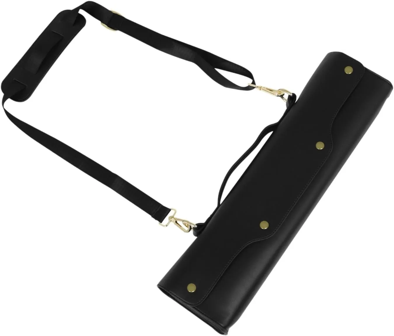 Flute Bag,Wind Instrument Storage Case,Synthetic Leather,Sturdy with Shoulder Strap Stylish Flute Storage Bag Flute Case, for 17 Hole