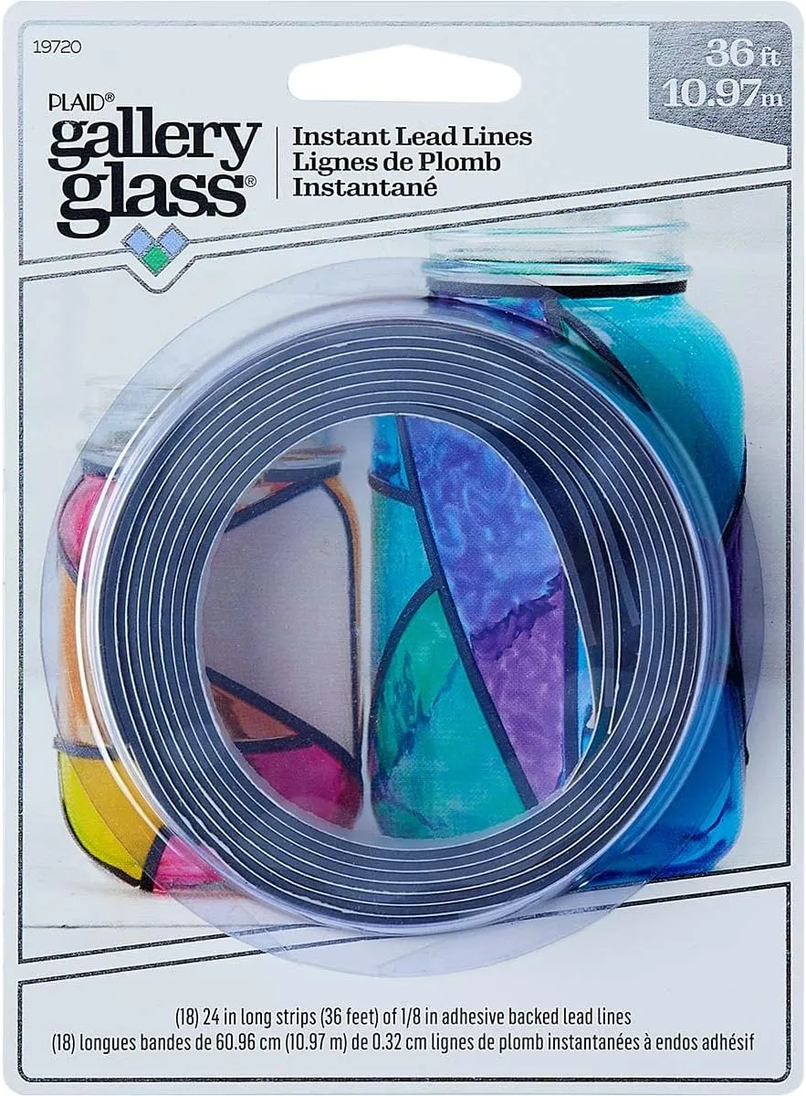 FolkArt Gallery Glass Instant Lead Roll 36ft-