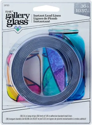 FolkArt Gallery Glass Instant Lead Roll 36ft-