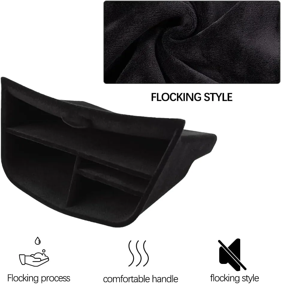 for Cadillac XT5 XT6 accessories Central Console Storage Box Compatible with 2023 2022 2021 2020 2019 2018 2017 2016/ 2023-2020 Insert Flocked Storage Organizer Interior Accessories