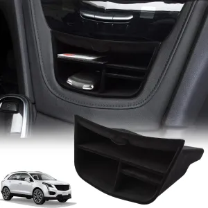 for Cadillac XT5 XT6 accessories Central Console Storage Box Compatible with 2023 2022 2021 2020 2019 2018 2017 2016/ 2023-2020 Insert Flocked Storage Organizer Interior Accessories