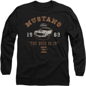 Ford Mustang Mustang Stripes Unisex Adult Long-Sleeve T Shirt