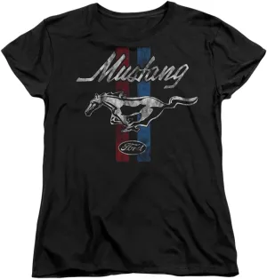 Ford Mustang Mustang Stripes Women's T Shirt