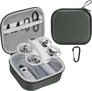 FPVtosky Carrying Case for DJI Neo, Portable Travel Storage Bag for Drone Accessories (Dark Green)