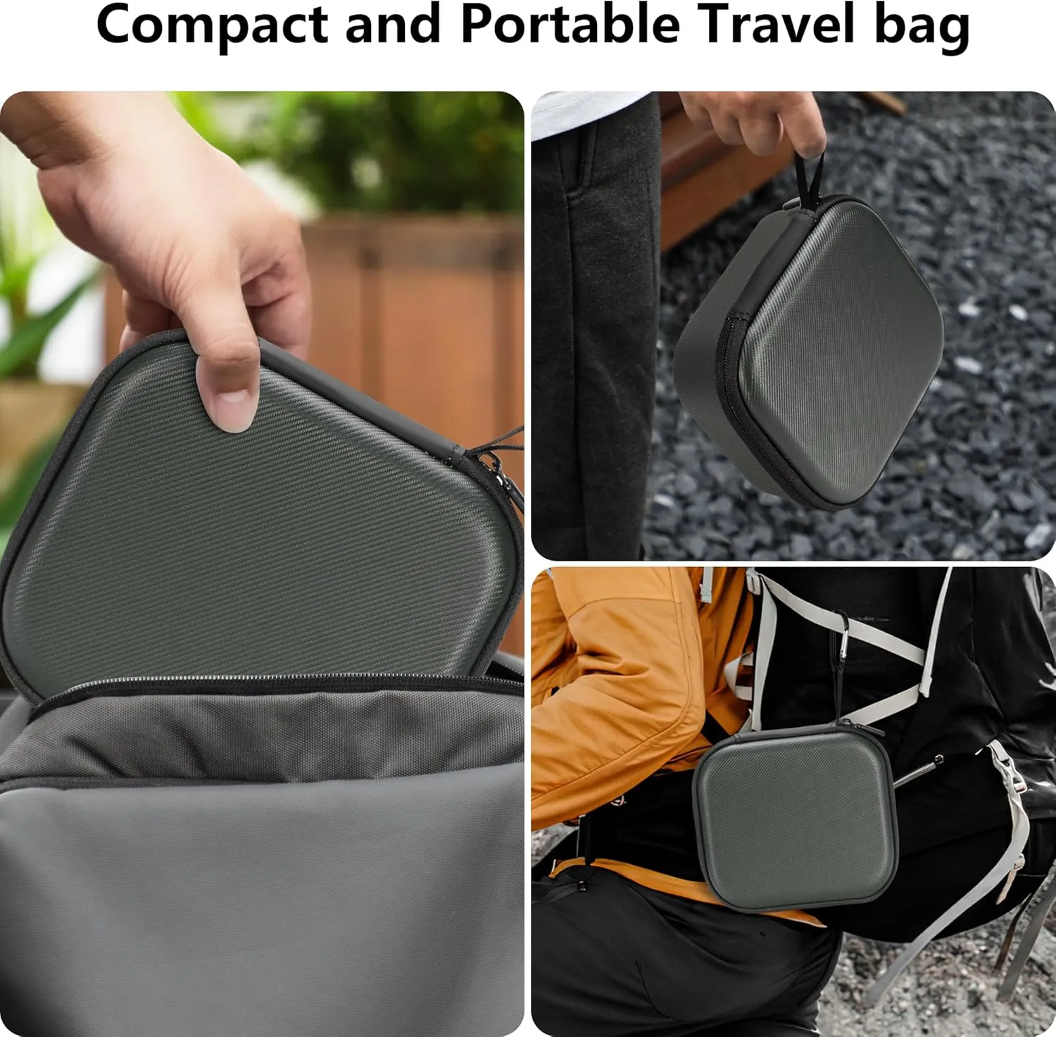FPVtosky Carrying Case for DJI Neo, Portable Travel Storage Bag for Drone Accessories (Dark Green)