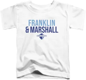 Franklin & Marshall College Official Stacked Unisex Toddler T Shirt