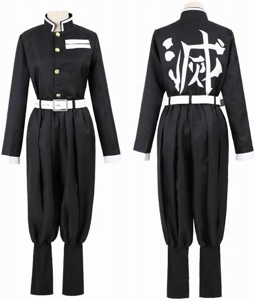 Full Set Halloween Costume Kochou Shinobu Party Role Cosplay Costume Kimono Outfit W/Shoes Wig Sword