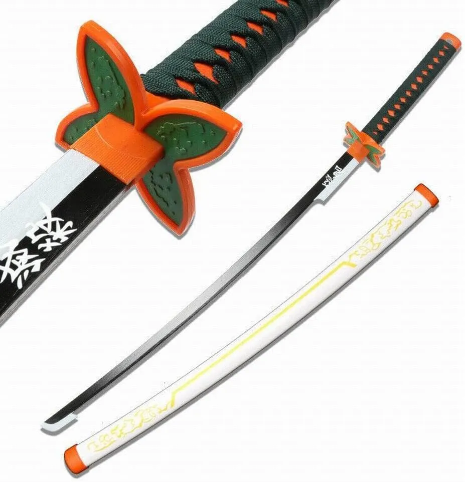 Full Set Halloween Costume Kochou Shinobu Party Role Cosplay Costume Kimono Outfit W/Shoes Wig Sword