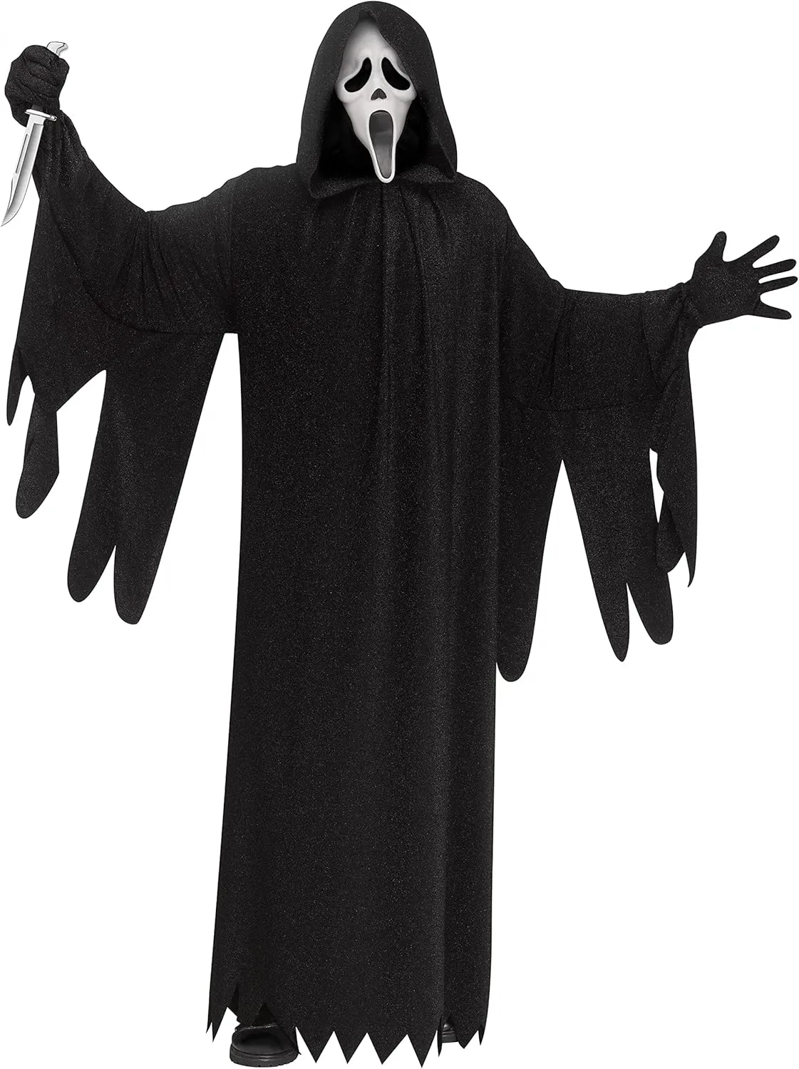 Fun World Officially Licensed 25th Anniversary Movie Edition Ghost Face Adult Costume, Standard One Size Fits Most