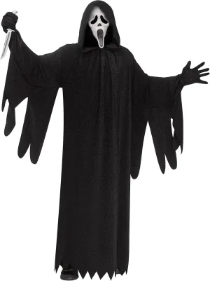 Fun World Officially Licensed 25th Anniversary Movie Edition Ghost Face Adult Costume, Standard One Size Fits Most
