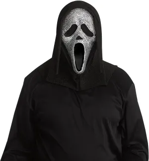 Fun World Unisex Adult Ghost Face Crystal Bling Mask