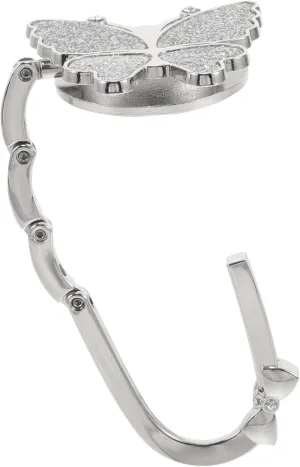 Gadpiparty Decorative Bag Hook Purse Hanger for Desk Stylish Butterfly Office Accessory Foldable
