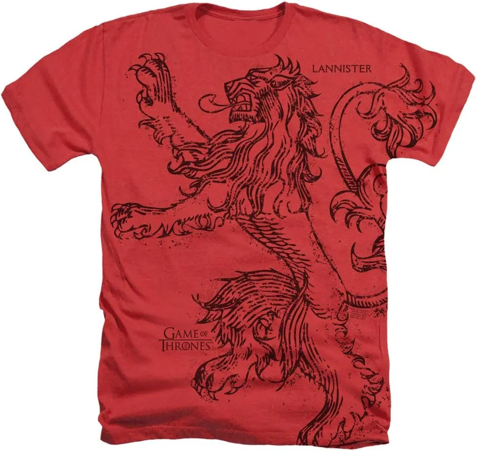 Game of Thrones House Sigil Collection Unisex Adult Sublimated Heather T Shirt