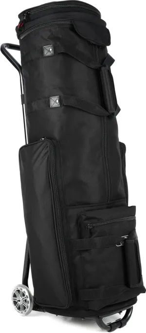 Gator Cases Protechtor Series Steel frame Rolling Drum Cart for Drum Hardware with Removable Bag and 100 Pound Load Capacity; 40" x 10" x 10" (GP-DRUMCART)