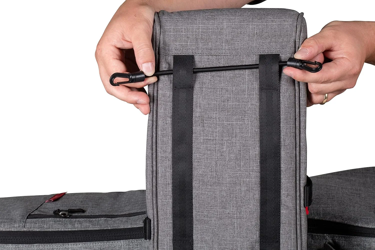 Gator Cases Transit Series Add-On Accessory Gear Bag, Grey Exterior (GT-1407-GRY)