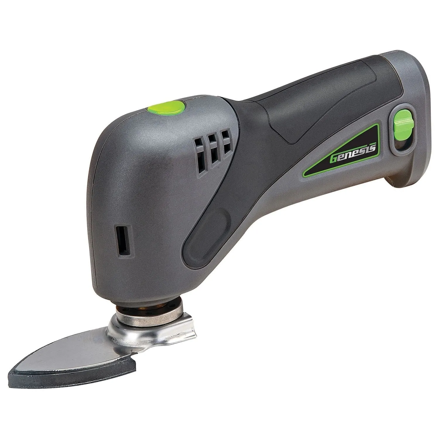Genesis GLMT08B 8-Volt Li-Ion Cordless Oscillating Tool with Battery Pack, Charg