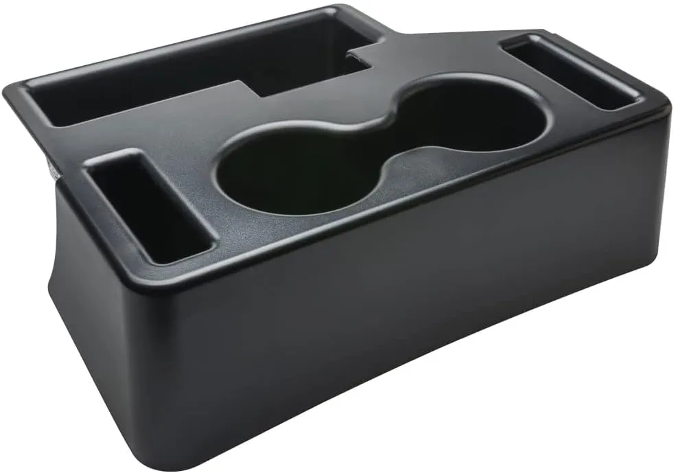 GlowShift Cup Holder Add-On Center Console Attachment Compatible with Dodge Ram 1500 2500 3500 Cummins 1994-1997 - ABS Plastic - Easy Installation - No Factory Modifications Required