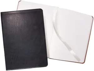 Graphic Image Luxe Soft Cover Black Leather 9inch Large Manuscript Journal (tm) - 7x9