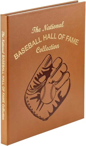 Graphic Image National Baseball Hall of Fame - Leather Book - BSB-Hall-BND-TAN