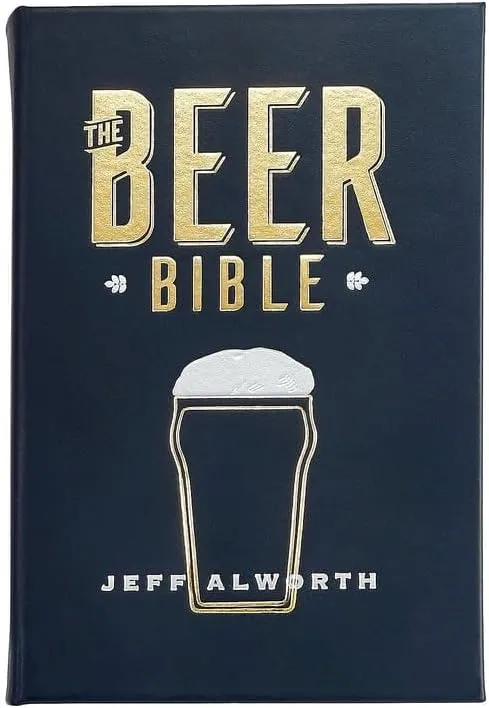 Graphic Image The Beer Bible in Blue Bonded Leather Edition -