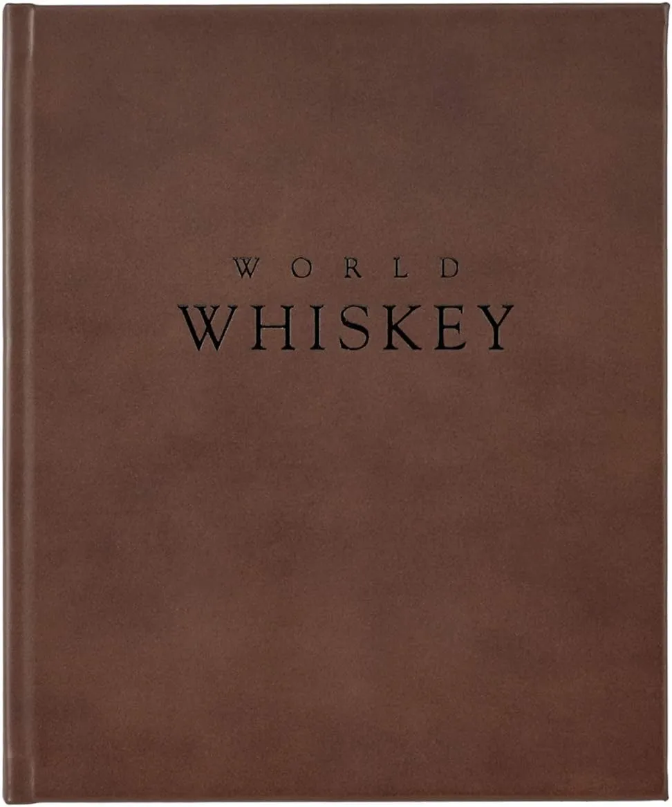 Graphic Image World Whiskey Limited Edition Book, Bonded Leather, Bound By Hand in The USA
