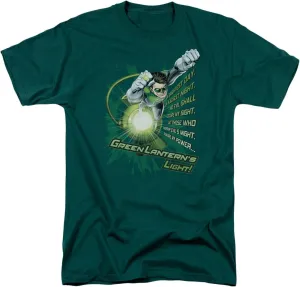 Green Lantern - Flying Oath T-Shirt Size XXL