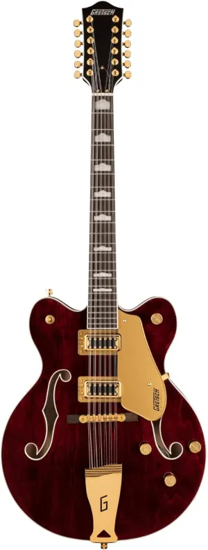 Gretsch G5422G-12 Electromatic Classic Hollow Body Double-Cut 12-String Guitar with Gold Hardware and Laurel Fingerboard (Right-Handed, Walnut Stain)