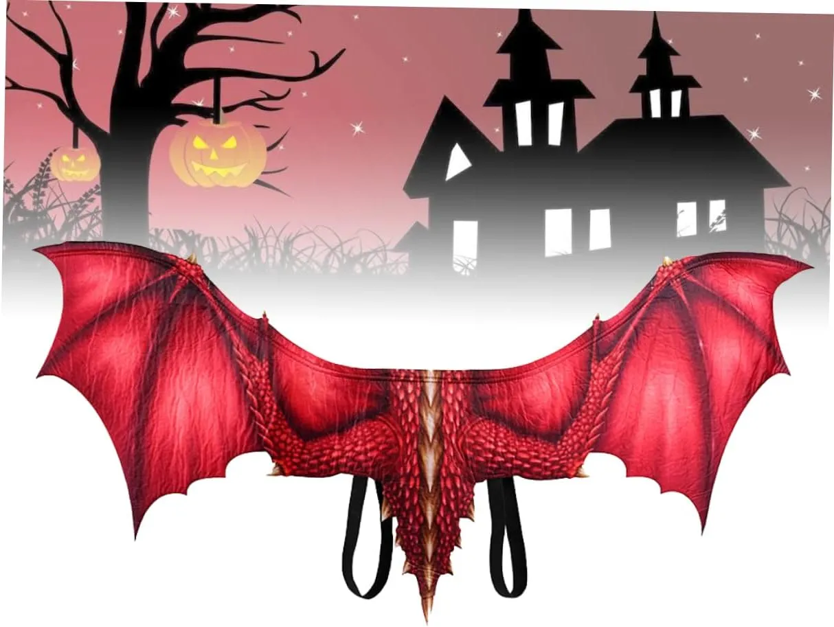 Halloween Prank Props Halloween Bat Wings Womens Devil Costume Mechanic Accessories Kids Costume Girl