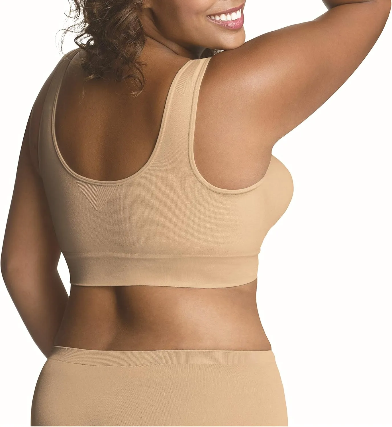 Hanes Women's Pure Comfort Light Support Pullover Wireless T-Shirt Bra with Moisture-Wicking