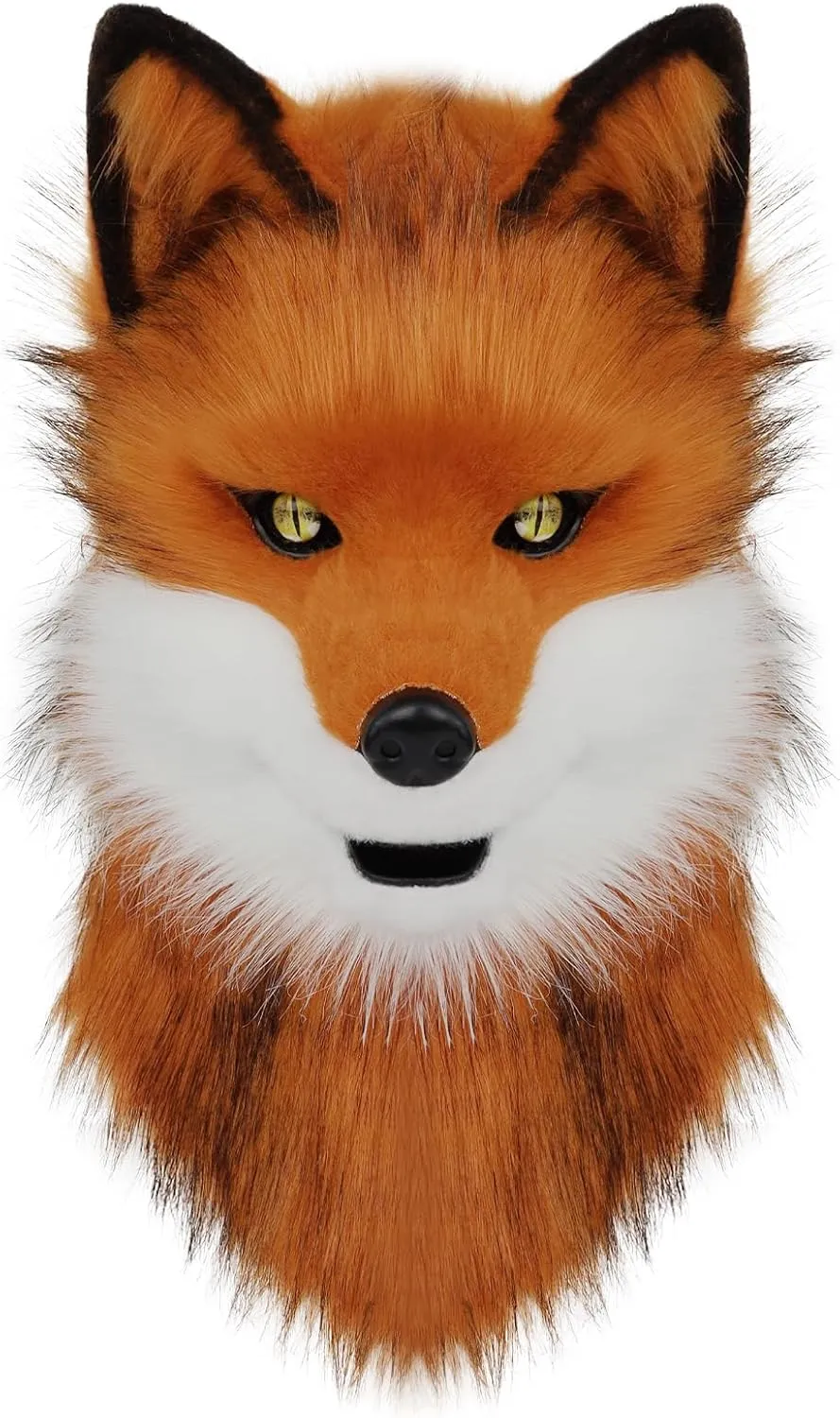 HAOAN Furry Dog Mask Animal Wolf Full Head for Halloween Fancy Dress Party Cosplay Costume Women Men