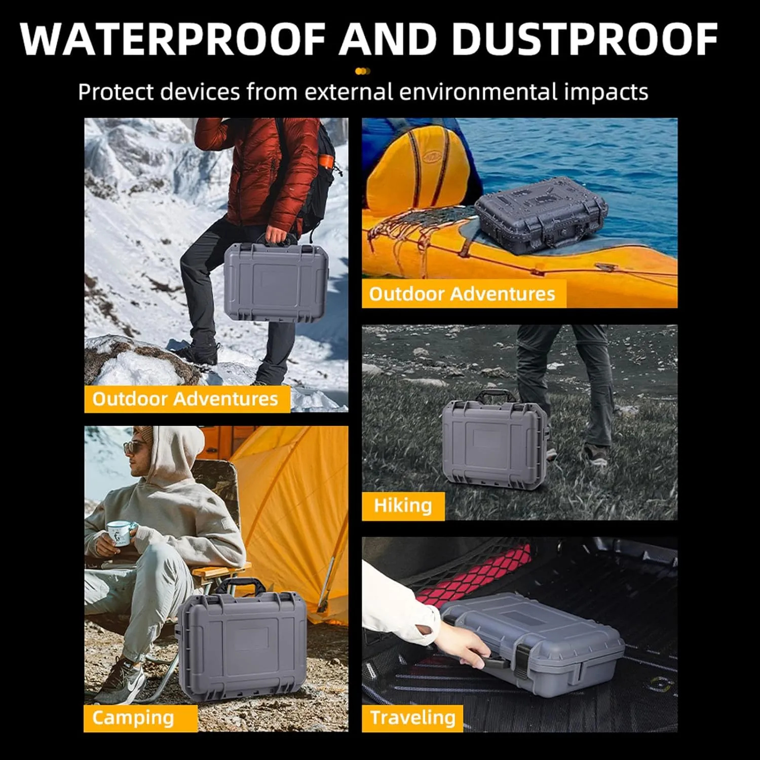 Hard Carrying Case for Neo Drone, IP67 Water Proof Drone Portable Storage Case, Carrying Protective Bag with Shoulder Strap for Drone, for RC N3 Remote and Other Accessories