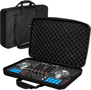 Hard Case Compatible with Pioneer DJ Controller RX,SX,SX2,SX3/DDJ-FLX6/Denon MC7000 Protective Carrying Storage Bag,Blcak(l-27.2 x 15.7 x 4 Inch)