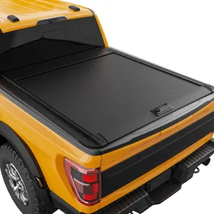 Hard Retractable Truck Bed Tonneau Cover Compatible with 2019-2025 Chevy Silverado&GMC Sierra 1500 with 6.6 ft Standard Bed, Low Profile Alloy Steel Made
