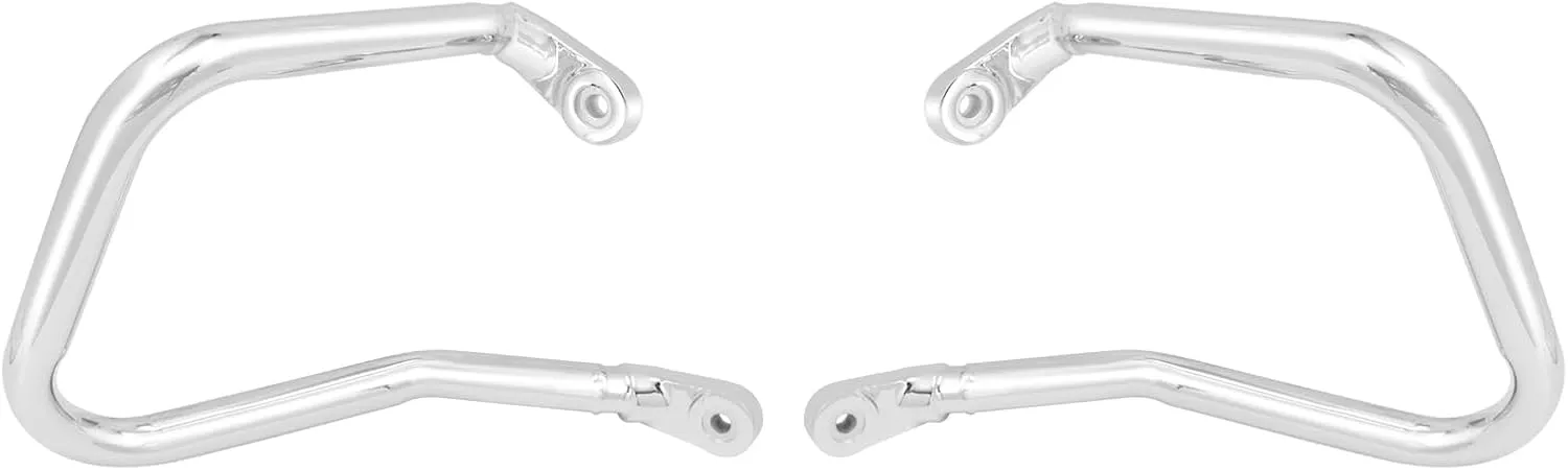 HDBUBALUS Motorcycle Rear Saddlebag Guard Crash Bar Fit For Harley Softail Heritage Classic FLHC FLHCS 2018-Up Chrome