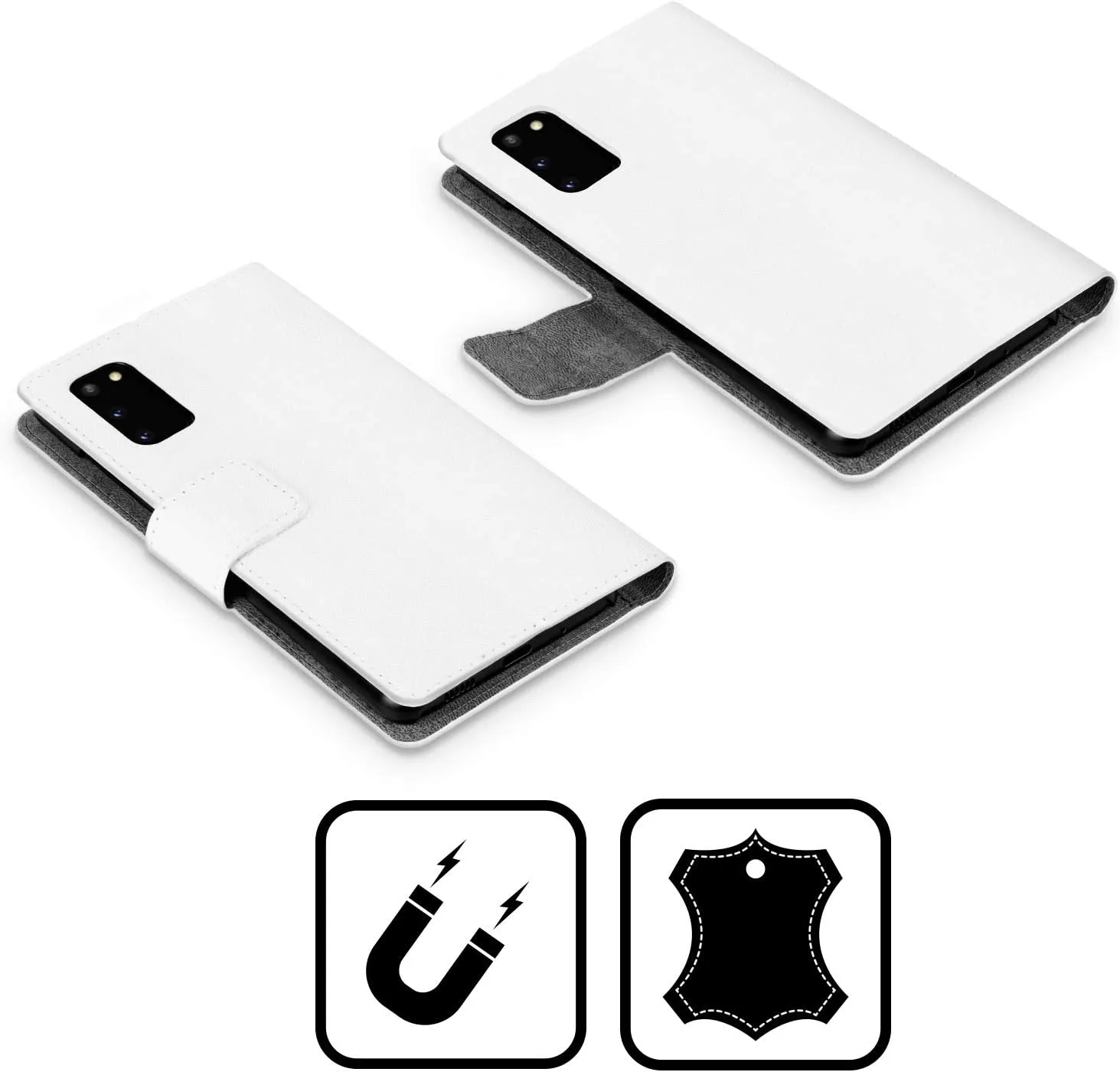 Head Case Designs Officially Licensed Vincent HIE Wolf Couple Canidae Leather Book Wallet Case Cover Compatible with Samsung Galaxy S24 Ultra 5G