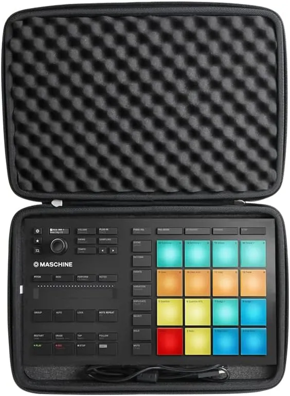 Hermitshell Travel Case for Native Instruments Maschine Mikro Mk3 Drum Controller