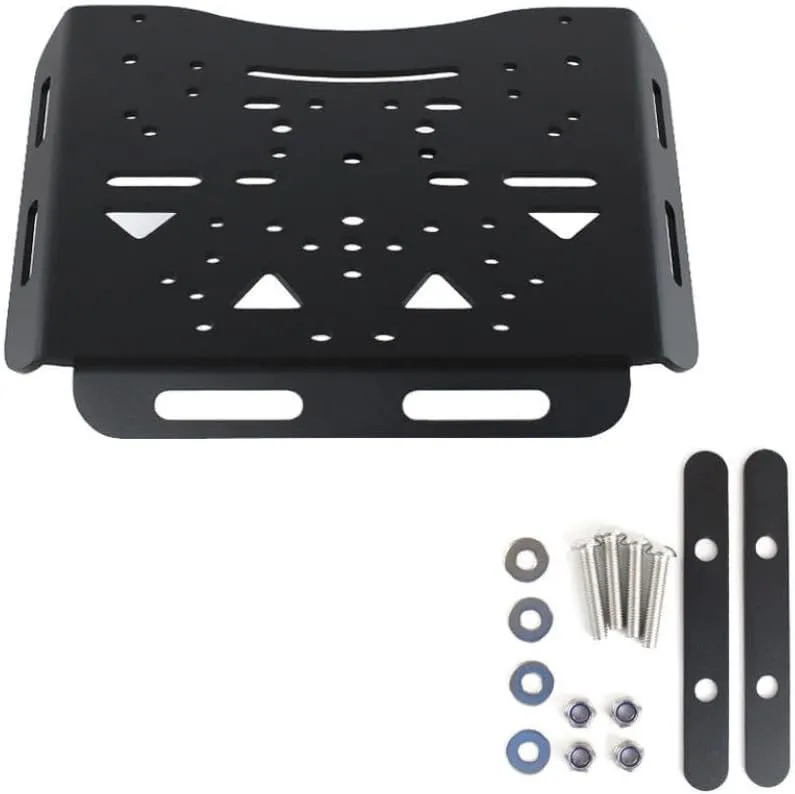 Himalayan 411 Motorcycle Rear Luggage Support Shelf Case Holder Trunk Frame Plate Bracket Compatible With 2017 2018 2019 2020 2021 2022 2023 Models