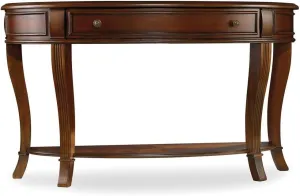 Hooker Furniture Brookhaven Freeform Sofa Table in Clear Cherry