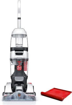 Hoover Dual Spin Pet  Upright Carpet Cleaner Machine, Carpet Shampooer Machine for Home and Pets, Includes Storage Mat, Pair with a Hoover Carpet Cleaner Solution for a Bright, Refreshed Home