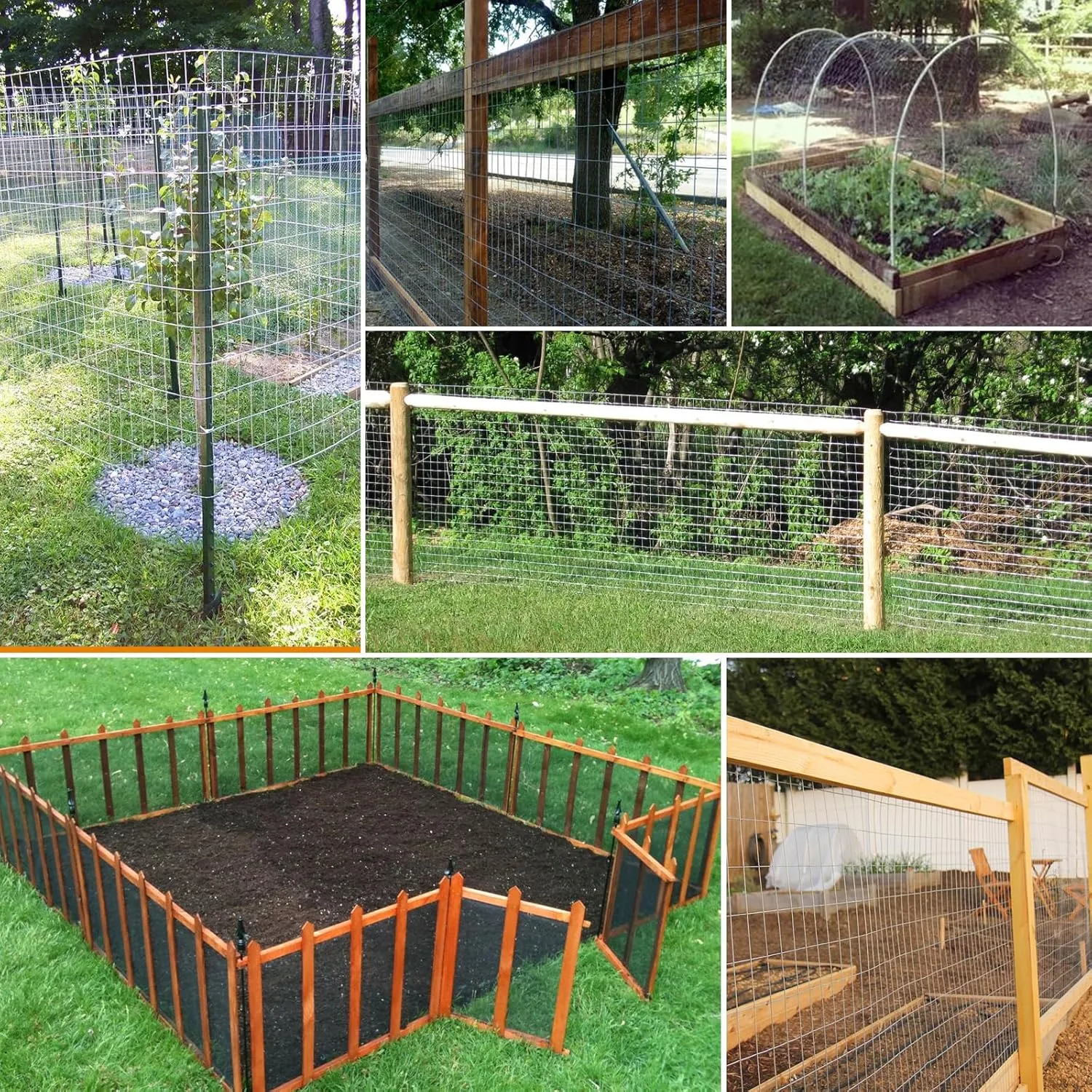 Hot-Dip Galvanized Welded Hardware Cloth,1/2inch 19Ga 16"x50' Chicken Wire Fencing, Raised Garden Bed Supports Wire Mesh Roll, Galvanized Wire Mesh Fence Prevent Snakes, Raccoons, Foxes